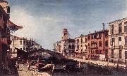 MARIESCHI, Michele View of the Rio di Cannareggio gs oil painting on canvas